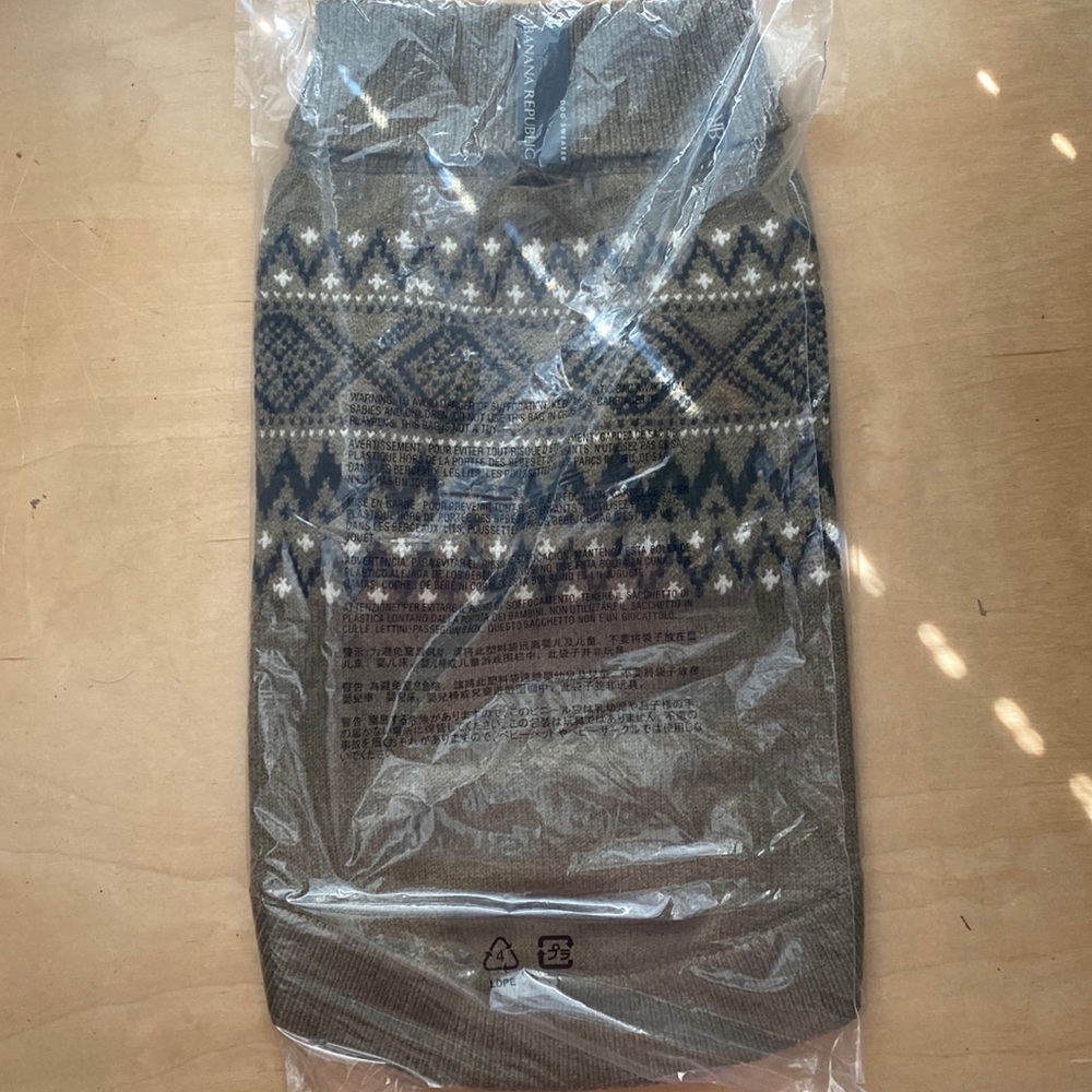 Banana Republic Pet Sweater- Large